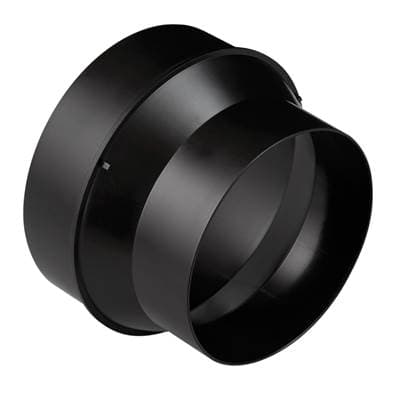 Broan Nutone 4'' to 5'' Duct Expander - Black by Broan Nutone