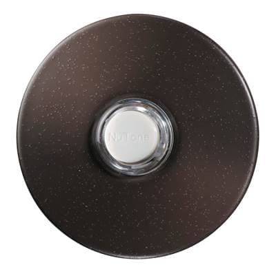 Broan Nutone Lighted Stucco Button OIL RB BRNZ by Broan Nutone