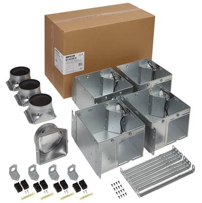 Broan Nutone QT DC Series 110-130-150 Selectable CFM Housing Pack, <0.3-0.4-0.7 Sones, Energy... by Broan Nutone