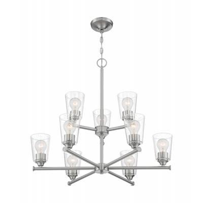 Bransel 9 Light Chandelier by Nuvo