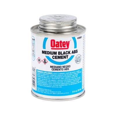 Oatey 8 Oz Abs Medium Black Cement by Oatey