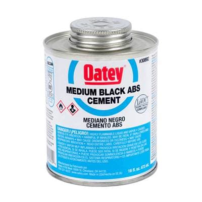 Oatey 16 Oz Abs Medium Black Cement by Oatey