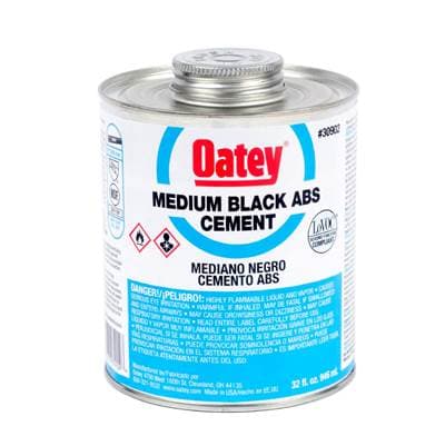 Oatey 32 Oz Abs Medium Black Cement by Oatey