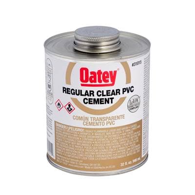 Oatey 32 Oz Pvc Regular Clear Cement by Oatey