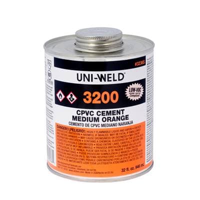 Oatey Orange Cpvc Cement Qt by Oatey