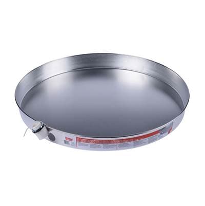 Oatey 24 In. Aluminum Water Heater Pan W/1 In. Adapter by Oatey