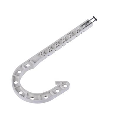 Oatey 3 X 7 In. Dwv J-hook White Bulk 25 Polybag by Oatey