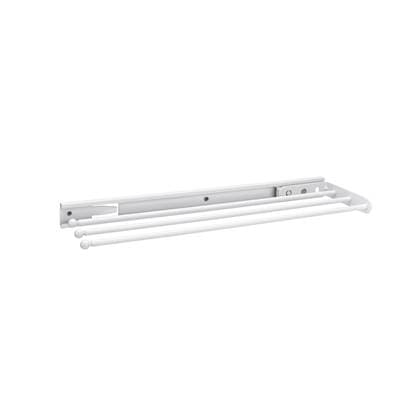 Rev-a-shelf Undersink Pull Out Towel Bar - White by Rev-A-Shelf