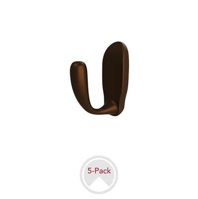 Rev-a-shelf Decorative Wall/closet Panel Hook (5 Pack) - Bronze by Rev-A-Shelf
