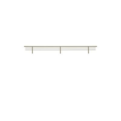 Closet Shoe Rail for Custom Closet Systems (10 pack) by Rev-A-Shelf