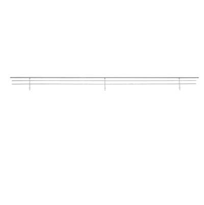 Rev-a-shelf Closet Shoe Rail for Custom Closet Systems (10 Pack) - Chrome by Rev-A-Shelf
