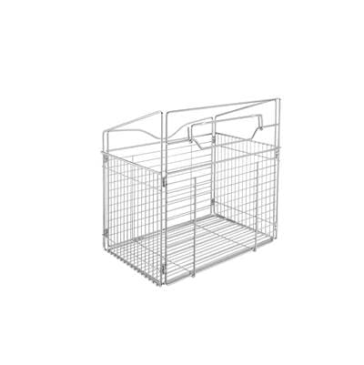 Rev-a-shelf Steel Tilt Out Hamper for Custom Closet Systems - Chrome by Rev-A-Shelf
