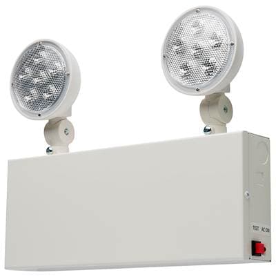 Satco Emergency Light, 90min Ni-cad Backup, 120-277V, Dual Head, Universal Mounting, Steel/nyc -... by Satco