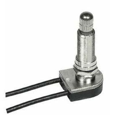 Satco Nickel Finish On/off Rotary Switch 1-1/8 - Nickel Plated by Satco