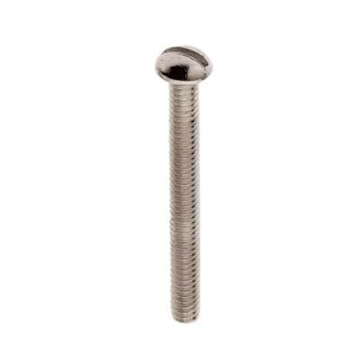 Satco 1-1/2'' Rd Head Screw 8/32 - Nickel Plated by Satco