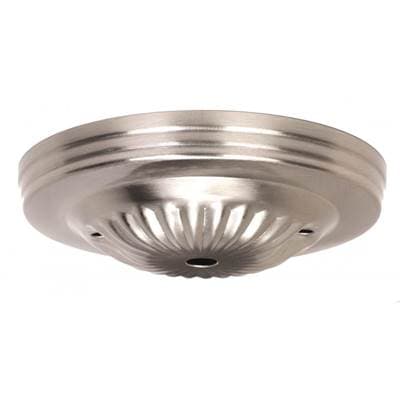 Satco Brush Nickel Canopy Only 1/8 Ch 2 - Brushed Nickel by Satco
