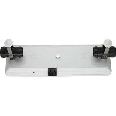 Satco 4 Light Fix for ''u'' Bend Glass - Black and White Accents by Satco