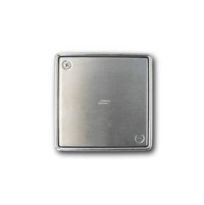 Schluter Kerdi-drain 6'' Square Cleanout Cover - Stainless Steel by Schluter