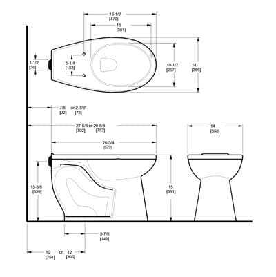 Sloan St2019a Closet FIX ASM FM RS Universal by Sloan