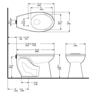 ST2039A CLOSET FIX ASM ADA FM RS UNIVER by Sloan
