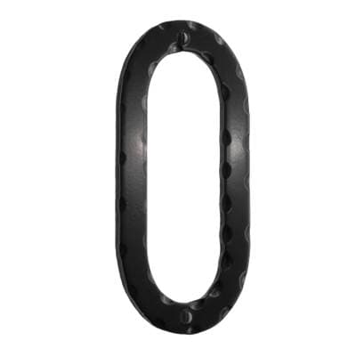 Smedbo Decorative Wrought Iron 6'' House Numeral 0 - Black by Smedbo