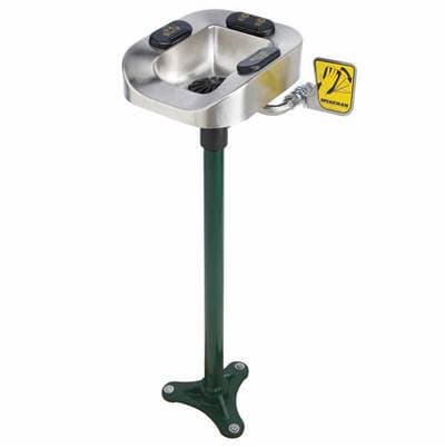 Speakman Optimus Eye And Face Wash Stainless Steel Bowl Pedestal Mount System by Speakman