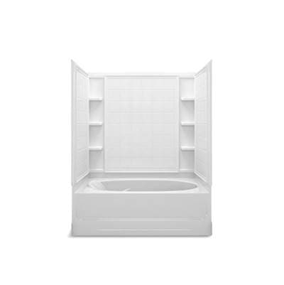 Sterling Plumbing Ensemblee 60-1/4'' X 36'' Bath/shower with Right-hand Above-floor Drain - White by Sterling Plumbing