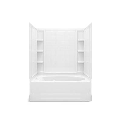 Sterling Plumbing Ensemblee 60-1/4'' X 36'' Tile Bath/shower with Aging in Place Backerboards... by Sterling Plumbing