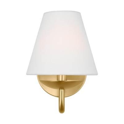 Albion Small Sconce Satin Brass by Visual Comfort Studio Collection
