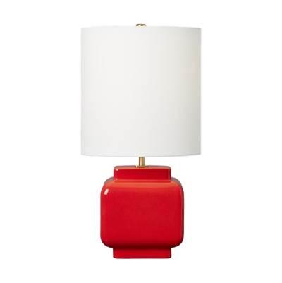 Anderson Medium Table Lamp Lucent Red Bulbs Inc