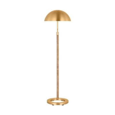 Visual Comfort Studio Collection Balleroy Medium Floor Lamp Burnished Brass Bulbs Inc - Burnished... by Visual Comfort Studio Collection