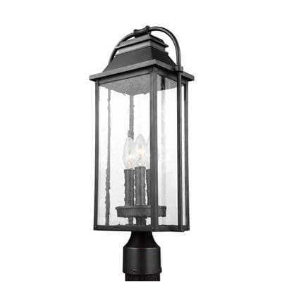 Visual Comfort Studio Collection Wellsworth Post Lantern - Antique Bronze by Visual Comfort Studio Collection