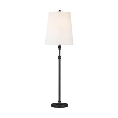 Visual Comfort Studio Collection Capri Buffet Lamp in Aged Iron Bulbs Inc by Visual Comfort Studio Collection