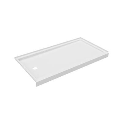 FR-3260LM 32 x 60 Veritek Alcove Shower Pan with Left Hand Drain in White by Swan