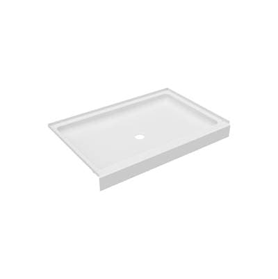 Swan R-3248 32 X 48 Veritek Alcove Shower Pan with Center Drain - White by Swan