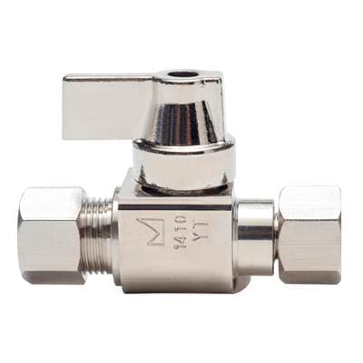 Sioux Chief Retrofit 3/8 Compression Nl 1/4-turn Straight Stop by Sioux Chief