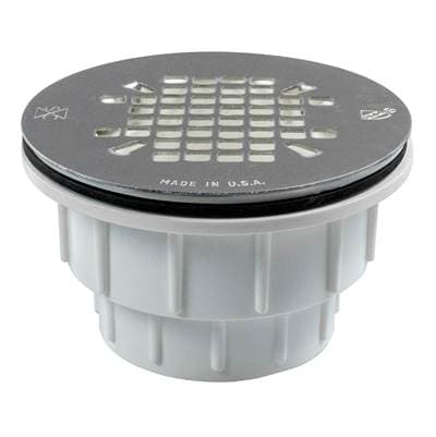 Sioux Chief Drain Shwr Mod Pvc Ss Strn Snap