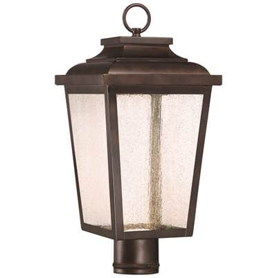 The Great Outdoors 1 Light Post - Chelesa Bronze by The Great Outdoors