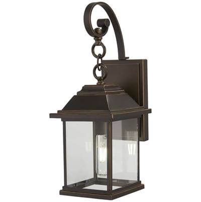 The Great Outdoors 1 Light Outdoor Wall Mount - Oil Rubbed Bronze Gold by The Great Outdoors