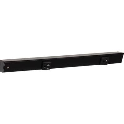 Task Lighting 18'' Slim Angle Power Strip with Usb-a/c On Right - Black by Task Lighting