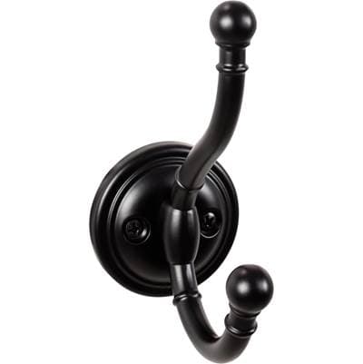 Top Knobs Kara Hook 4 1/2 Inch - Flat Black by Top Knobs
