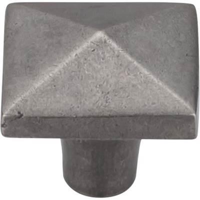 Aspen Square Knob 1 1/2 Inch Silicon Bronze Light