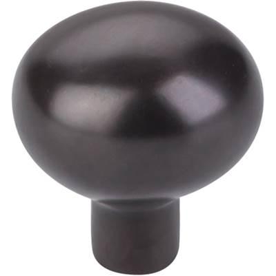 Aspen Large Egg Knob 1 7/16 Inch Medium Bronze by Top Knobs