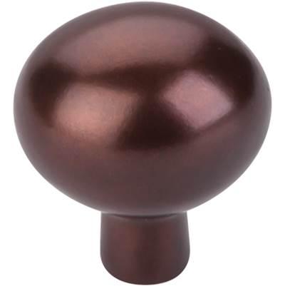 Aspen Large Egg Knob 1 7/16 Inch Mahogany Bronze by Top Knobs