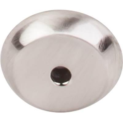 Aspen II Round Backplate 7/8 Inch Brushed Satin Nickel by Top Knobs