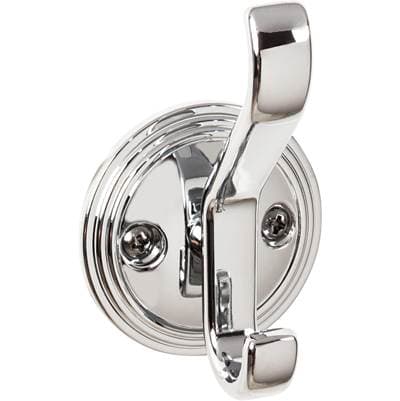 Top Knobs Reeded Hook 3 1/8 Inch - Polished Chrome by Top Knobs