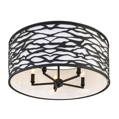 Kato 5-Lt Convertible Semi-Flush/Pendant - Carbon by Varaluz