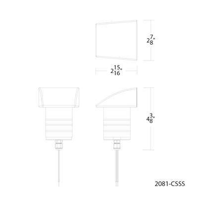 Smart Color Changing LED Landscape Indicator Light by WAC Lighting