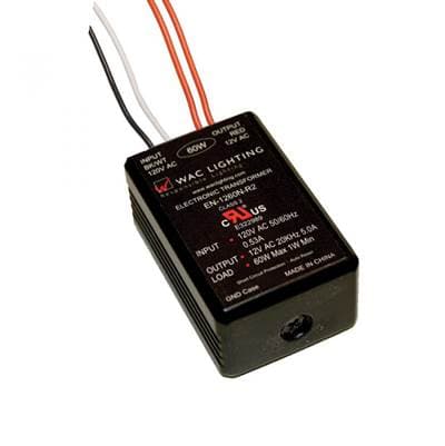WAC Lighting Electronic Class 2 Transformer 120V Input 12V Output - Black by WAC Lighting