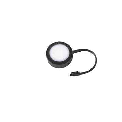 WAC Lighting 1 Single Wired Puck Light - Black by WAC Lighting